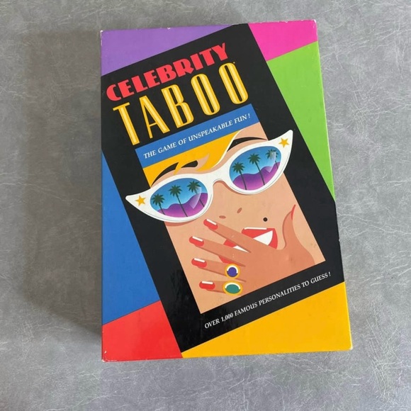 Vintage 1991 Celebrity Taboo Card Game - Picture 1 of 3